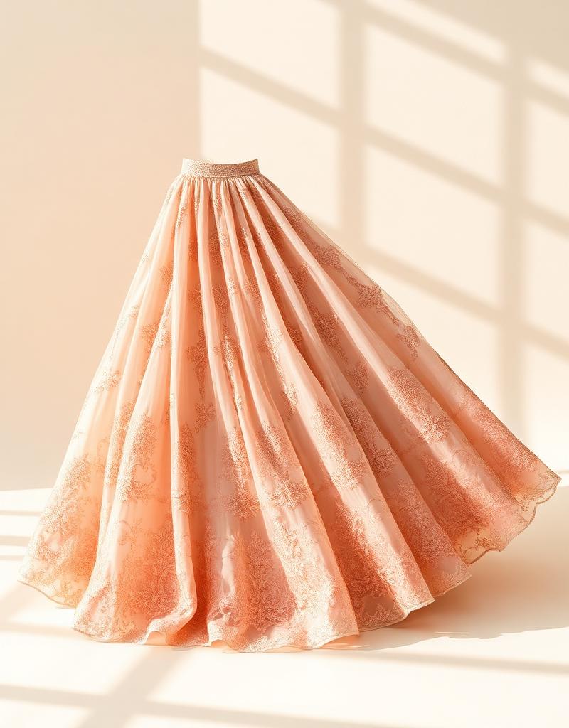 Floral Organza Lehenga