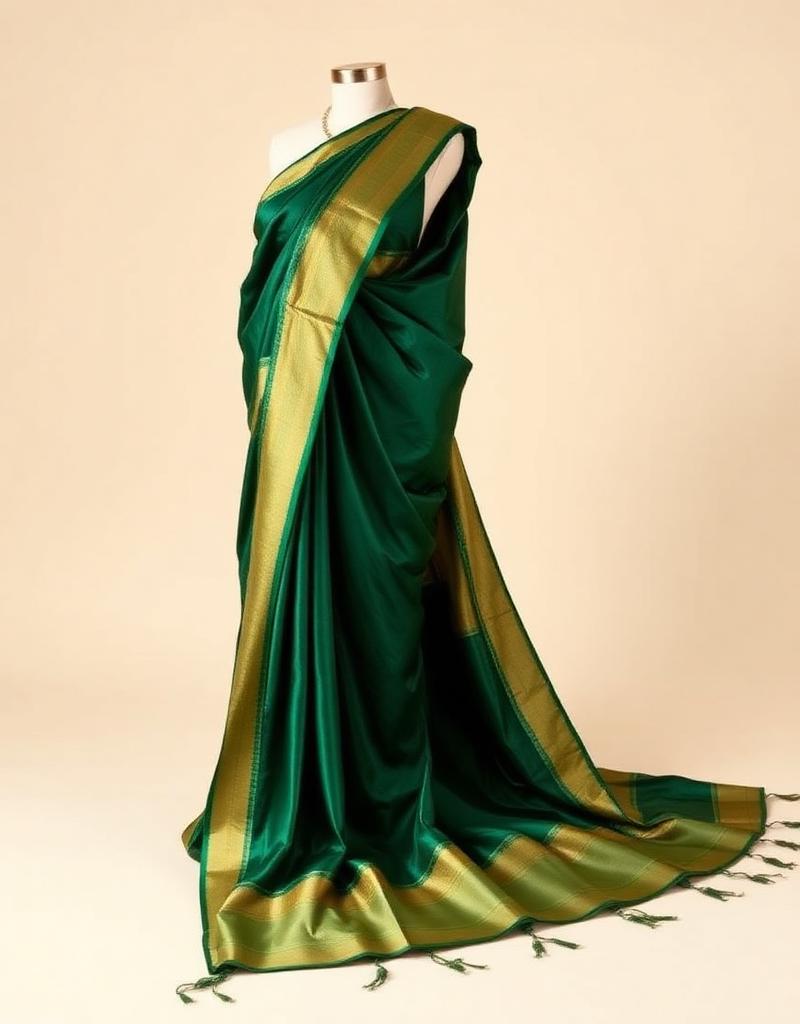 Emerald Kanchipuram Silk